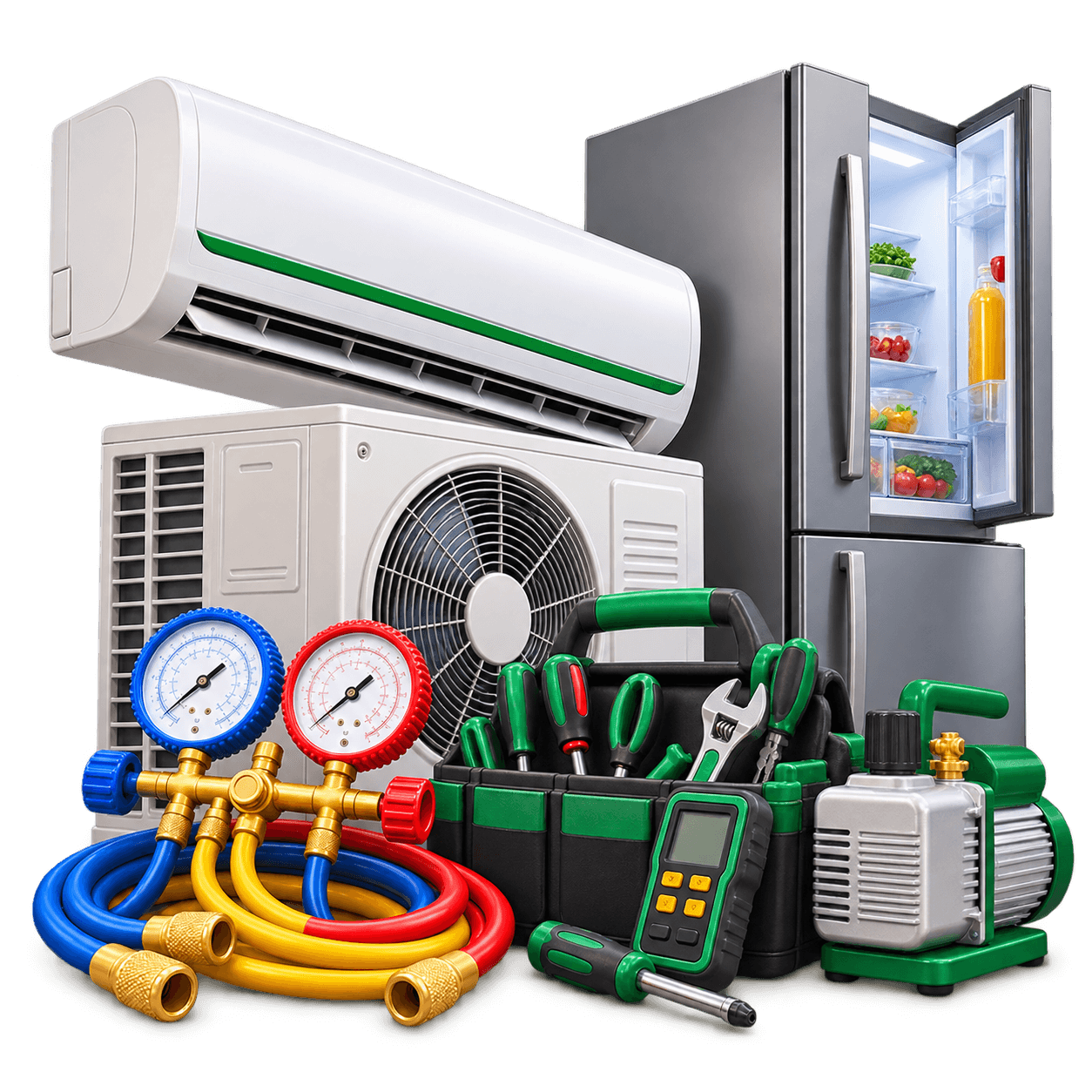 Appliance repair tools arranged for FUNDI appliance repair services.